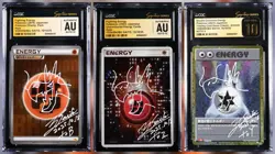 Custom Listing 1/30/26 CGC Yoshinobu Saito Signature 3x Pokemon Bulk Discount - Image 1