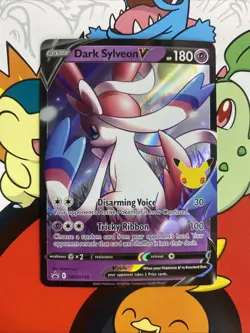 2021 Pokemon TCG Black Star Promo Dark Sylveon V SWSH134 NM - Image 1