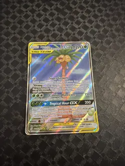 Pokemon TCG Rowlet & Alolan Exeggutor Tag Team GX Unified Minds 215/236 - HP - Image 3