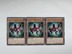 3 x MZMU-EN081 Beta the Electromagnet Warrior Rare 1st Ed Playset YuGiOh - Image 1