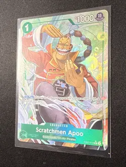 ONE PIECE CARD GAME TCG SCRATCHMEN APOO R EB01-015 PRB-02 Parallel alt art - Image 3