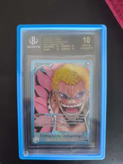 2022 One Piece Romance Dawn Alt Art Donquixote Doflamingo BGS 10 BLACK LABEL - Image 1