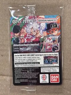 One Piece Monkey D. Luffy US Voyage College Basketball Promo Card - Sealed - New - Image 2