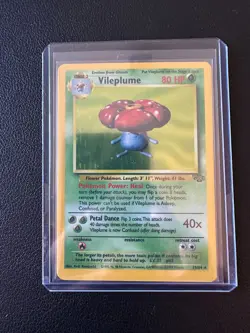 Vileplume Pokemon Card TCG 15/64 Jungle Set Unlimited Holo - Image 1
