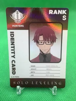 Mapniverse Solo Leveling - SL1E-PM09 Choi Jong-In ID Collectible Card - Image 1