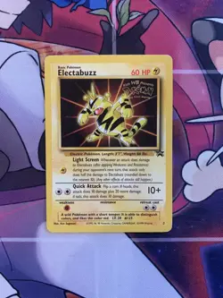 Electabuzz #2 Black Star Promo WOTC Vintage Pokemon The First Movie WB Card - MP - Image 1
