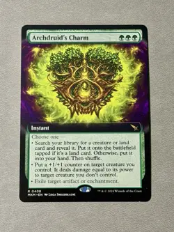 Archdruid's Charm (Extended Art) MTG Murders at Karlov Manor Regular NM - Image 1