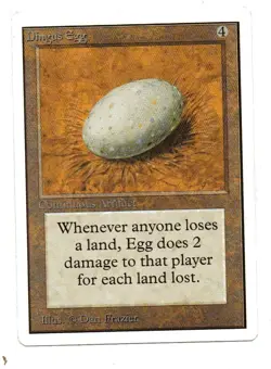 BT's MTG Unlimited 1X Dingus Egg NM Never been Played Free Shipping - Image 1