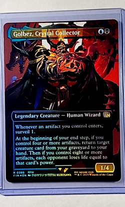 2025 MTG Magic The Gathering FIN Final Fantasy Foil 395 Golbez Crystal Collector - Image 1