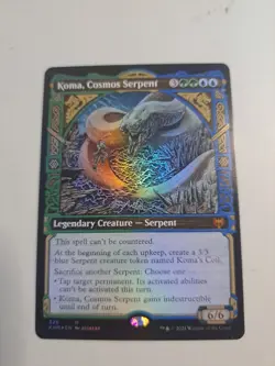 MTG: Koma, Cosmos Serpent (Showcase) (Foil) (LP): Kaldheim - Image 1