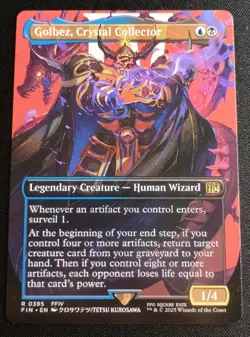 MTG Final Fantasy - Golbez, Crystal Collector - Borderless Rare - Image 1