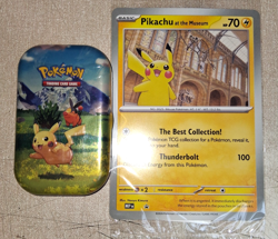Pokemon TCG ME Ascended Heroes Mini Tin & FREE Pikachu At The Museum Promo Card - Image 1