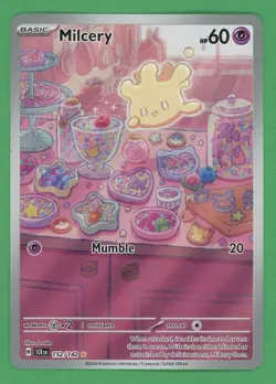 Milcery Pokemon Stellar Crown Illustration Rare 152/142 - Image 1