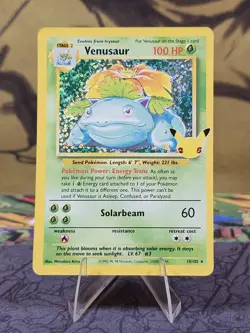 Pokemon Celebrations Venusaur 15/102 Classic Collection Holo Near Mint - Image 1