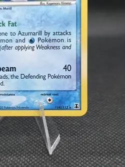 Pokemon TCG Azumarill 114/113 EX Delta Species Holo Rare Swirl FOR DERDAO0 ONLY - Image 5