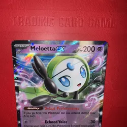 Pokemon TCG Meloetta EX 044/086 Black Bolt Double Rare In EX+ Condition - Image 3