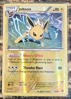 Pokemon 2015 Ancient Origins Jolteon 26 NM or Better - Image 1
