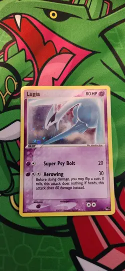 Pokemon TCG 2007 Lugia 2/17 Pop Series (5) Holo Rare Ungraded - Image 1