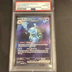 2023 POKEMON MEW EN-151 SPECIAL ILLUSTRATION RARE #200 BLASTOISE EX PSA 10 - Image 3