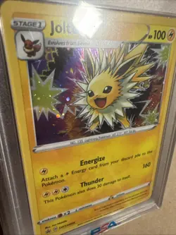 Pokemon 2021 SWSH Black Star Promo 94 Jolteon Holo 3 Pack Blister PSA 10 - Image 3