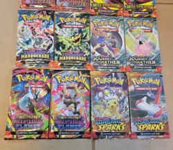 Pokemon TCG Booster Packs New Sealed Lot of 12 Mixed Packs - Image 2