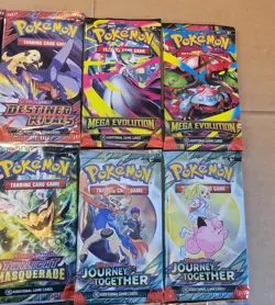 Pokemon TCG Booster Packs New Sealed Lot of 12 Mixed Packs - Image 3