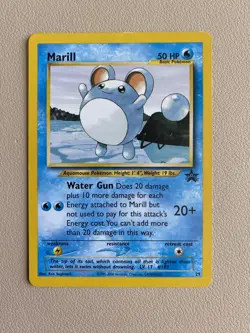 2000 Pokemon - Marill Non-Holo - WOTC Black Star Promo #29 - Pokemon League - Image 1