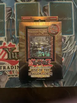 Yugioh Rise Of The Dragon Lords Structure Deck Sealed 1st Edition Factory Sealed - Image 1