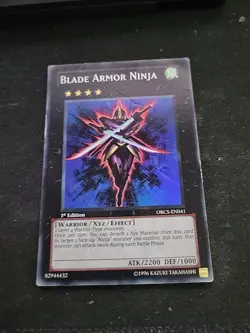 Yu-Gi-Oh Blade Armor Ninja Super Rare ORCS-EN041 1st Edtion - Image 1