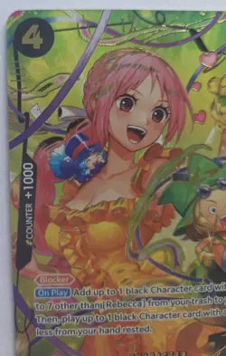 One Piece OPTCG English Rebecca SP OP05-091 SR Parallel PRB-02 - NM! - Image 2