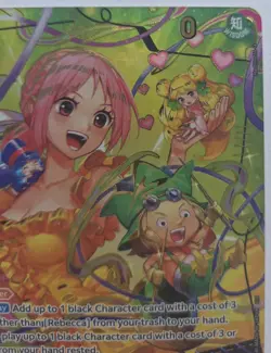 One Piece OPTCG English Rebecca SP OP05-091 SR Parallel PRB-02 - NM! - Image 3