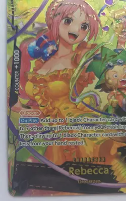 One Piece OPTCG English Rebecca SP OP05-091 SR Parallel PRB-02 - NM! - Image 4