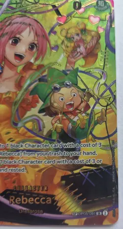 One Piece OPTCG English Rebecca SP OP05-091 SR Parallel PRB-02 - NM! - Image 5