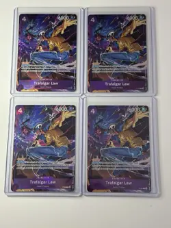 Trafalger Law P-093 Illustration Box Vol. 6 Promo 4 Card Play Set Lot One Piece - Image 1