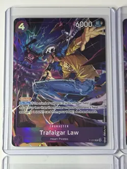 Trafalger Law P-093 Illustration Box Vol. 6 Promo 4 Card Play Set Lot One Piece - Image 2