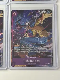 Trafalger Law P-093 Illustration Box Vol. 6 Promo 4 Card Play Set Lot One Piece - Image 5