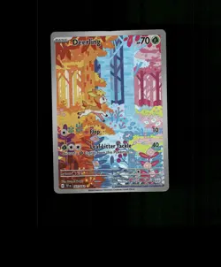 FAN-ART READ DESCRIPTION BELOW HOLO Deerling Card Deerling Pokemon Card p2 - Image 1