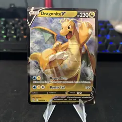 Pokemon Dragonite V 049/078 Pokemon GO TCG Ultra Rare NM Card - Image 1