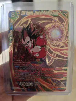 SS4 Vegeta Peak of Primitive Power Dragon Ball Super Card Game - BT8-136 SCR - Image 1