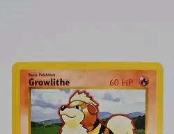 1999 Pokemon Card TCG Growlithe Shadowless 28/102 Base Set Vintage Pokemon NM-MT - Image 3