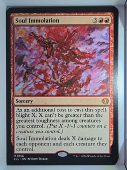 Soul Immolation - M156 - MTG - Lorwyn Eclipsed (ECL) - Image 1