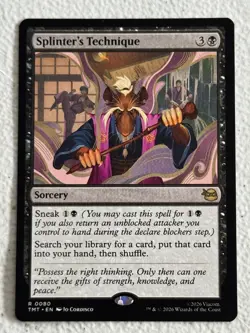 SPLINTER'S TECHNIQUE 80 R TEENAGE MUTANT NINJA TURTLES MAGIC: THE GATHERING NM/M - Image 1