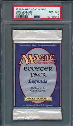 Booster Pack Legends PSA 8 Graded Magic MTG (0545) -magicgraders- - Image 1