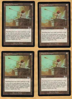 4x Angel's Trumpet (Urza's Legacy, Uncommon, English, 1999) MTG 4 Playset LP - Image 1