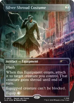 Secret Lair x Fallout: Silver Shroud Costume | ✨FOIL✨ | Presale - Image 1
