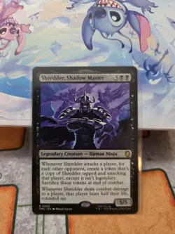 Shredder, Shadow Master Rare MTG Ninja Turtles Commander - Image 1
