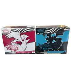Pokemon TCG Black Bolt and White Flare ETB Bundle New & Sealed Free Postage - Image 1