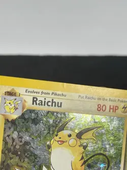 1999 Pokemon Raichu Holo Rare Pokemon Base Set 14/102 - Image 5