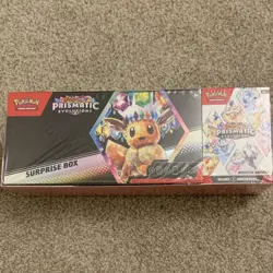 Pokemon TCG: Prismatic Evolutions Surprise Box - Eevee Promo & Boosters - Sealed - Image 1