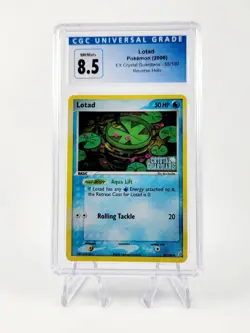2006 Pokemon TCG Lotad Ex Crystal Guardians 55/100 Stamp Reverse Holo - CGC 8.5 - Image 1